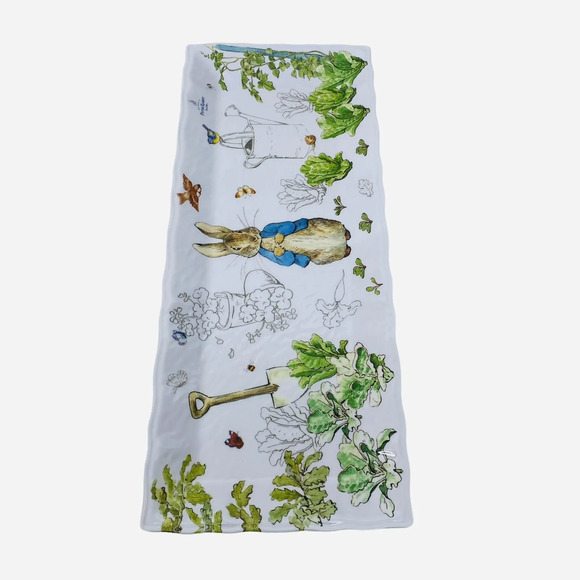 NEW Beatrix Potter Peter Rabbit Large Serving Tray Spring Easter Platter 20” - Picture 6 of 9